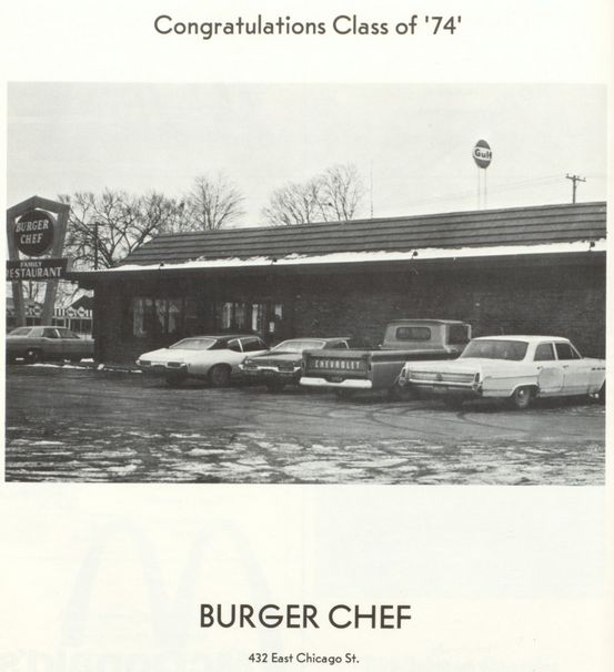 Burger Chef - Coldwater 1974 (newer photo)